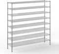 Regal Altair 18" Deep x 72" Wide x 74" Height Wire Shelving Kit | 8-Tier | NSF Commercial Storage Rack Unit