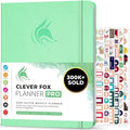 Clever Fox Planner PRO – Weekly & Monthly Life Planner to Increase Productivity, Time Management and Hit Your Goals, 8.5x11″ (Mint)