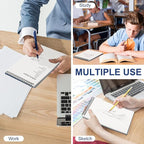 Engrowtic Dot Grid Notebook Top Spiral Notebook A5 Size Bullet Dotted Paper Hardcover Dot Journal 8.3''x 5.8'' 140 Pages Spiral Notepads for Sketching Drawing Writing School Office (Dark Blue,2 Pcs)