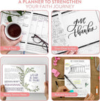 Christian Planner 2026 Daily Planner - Faith Based Monthly and Weekly Planner, Vision Board, and Habit Tracker - 2026 Calendar, Personal Organizer and Devotional Journal (Hardcover, Dust Pink)