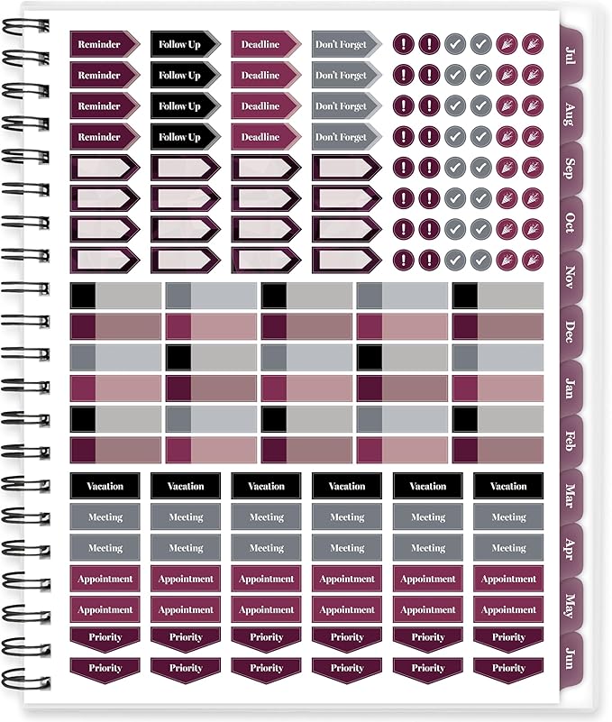 Cambridge 2026 Planner, Weekly & Monthly, 8-1/2" x 11", Large, Customizable, Facet (1755-901-26)