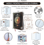 Life Mastery Planner - A 12 Month Journey to Crush Your Goals, Increase Productivity, Passion, Success & Happiness - Weekly & Monthly Life Planner, Habit-Tracker, Gratitude Journal & Organizer