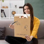 APQ Supply Natural Brown Rigid Mailers, 11 x 13.5 Inch. Pack of 10 Cardboard Envelopes for Photos, Documents. Sturdy Stay Flat Mailers with Self-Seal Closure. Hard Rigid Shipping Envelopes