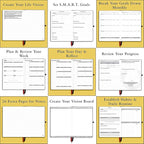 The Phoenix Planner - Best Daily Calendar and Agenda for Goal Setting, Boost Happiness and Productivity - Gratitude Journal, Habit Tracker, Quarterly Business Planner - 6 Months, Undated (Crimson)