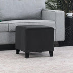 Edeco Ottoman with Square Cube Design, 16 Inch Footstools and Ottomans Small, Large Load Capacity, Square Foot Rest Ottoman for Living Room