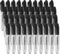 Dabo&Shobo Permanent Markers Jumbo Size, 40 Count, Bullet Tip, Large Black Permanent Markers Set