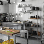 Regal Altair 18" Deep x 24" Wide x 64" Height Wire Shelving Kit | 4-Tier | NSF Commercial Storage Rack Unit