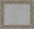 Amanti Art Silver Framed Magnetic Board 21x25 Small Vision Board for use with Magnets, 100% Metal Sheet to Display Items as Office Decor or for Home Organization in mudroom, Kitchen or Kids Room