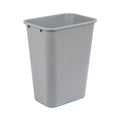 Amazon Basics Rectangular Commercial Office Wastebasket, 10 gallons (Pack of 1), Grey