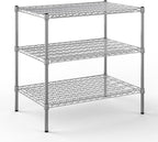 Regal Altair 24" Deep x 36" Wide x 34" Height Wire Shelving Kit | 3-Tier | NSF Commercial Storage Rack Unit