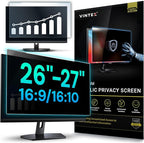 Universal Acrylic 26, 27 Inch Computer Privacy Screen Filter for Widescreen Computer Monitors - 24.1" x 15.1" (612 x 384 mm) - Monitor Frame Hanging Type