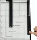 TEXALAN Precision Paper Cutter for A4/B5/A5/B6/B7, 10x13 inches, 70GSM Capacity, Metal Base