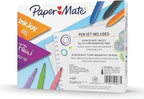 Paper Mate Pens Variety Pack, InkJoy Retractable Gel Pens, Flair Felt Tip, 28 Count - Assorted Colors, Smooth Writing, Fast Drying