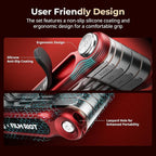 SmallRig x FILM RIOT 10-in-1 Folding Tool Set with Screwdrivers and Hex Key Wrenches, Multiple Angle Positioning, Portable and Compact Design (Red) - 4813