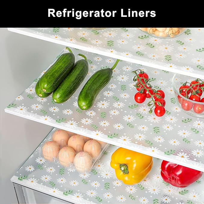 Cooyes Shelf Liner – Premium Non-Adhesive Cabinet & Drawer Liner for Kitchen – Waterproof Shelf Paper with Modern Pattern – Durable EVA Cabinet Mat – Easy to Cut (17.5" W x 78.7" L)