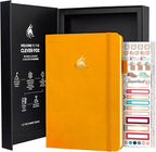 Clever Fox Ultimate Achiever’s Goal Planner - Focus & Productivity 90 Day Journal. Undated Daily Weekly Monthly Planner Organizer & Hourly Schedule Notebook - Hardcover, A5 Size, Amber Yellow