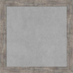 Amanti Art Silver Framed Magnetic Board 19x19 Small Vision Board for use with Magnets, 100% Metal Sheet to Display Items as Office Decor or for Home Organization in mudroom, Kitchen or Kids Room