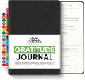 Gratitude & Self-Care Journal - Guided Mindfulness & Mental Health Journal All-in-One with Prompts for Self Discovery - Daily Journal for Men & Women (A5, Black) - PRODUCTIVITY STORE