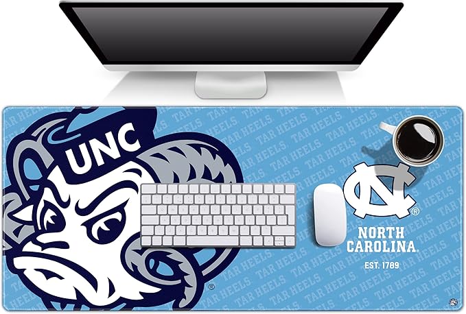 YouTheFan NCAA North Carolina Tar Heels Logo Series Desk Pad