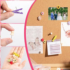 78 Pieces Push Pins Set Cute Thumb Tacks Decorative Flower Push Pins for Wall Cork Board Bulletin Boards with Storage Box