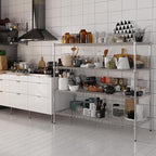 Regal Altair 24" Deep x 60" Wide x 54" Height Wire Shelving Kit | 4-Tier | NSF Commercial Storage Rack Unit