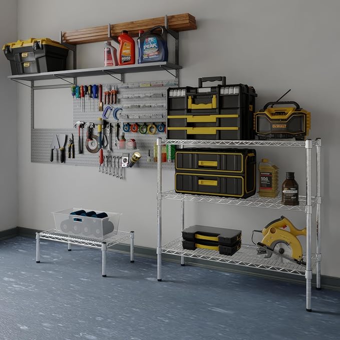 Regal Altair 14" Deep x 36" Wide x 34" Height Wire Shelving Kit | 3-Tier | NSF Commercial Storage Rack Unit