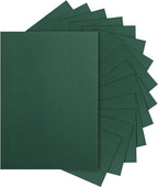 Silunkia 300 Sheets Dark Green Cardstock 8.5 x 11 Certificate Paper, 200gsm/75lb Christmas Green Card Stock for DIY Cards Making, Greeting Cards, Paper Crafting, Invitations, Festival Blessings