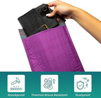 Levex - #2 8.5" x 12" [5 Pack] Purple Poly Bubble Mailers, Padded Envelope Mailers, Packing Envelope & Mailing Bags for Shipping