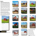 2026 Wall Calendar,Calendar 2026, November 2025 - December 2026, Wall Calendar Barns, 12" x 24" Opened,Full Page Months Thick & Sturdy Paper for Calendar Organizing & Planning