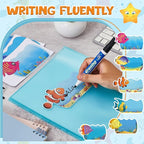 Henoyso 108 Pcs Ocean Themed Desk Name Tags for Classroom Under The Sea Classroom Decor Locker Name Tags for Kindergarten, Preschool, 1st, 2nd & 3rd Grade Teacher Nameplates for Student