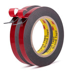 Automotive Acrylic Plus Attachment Tape 0.55" x 18Ft Made of 3M Pack of 2 Double Sided Tape PT1100 Heavy Duty for Moldings Claddings Panels Pads and Other Car Automotive Applications