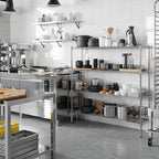 Regal Altair 14" Deep x 54" Wide x 54" Height Wire Shelving Kit | 4-Tier | NSF Commercial Storage Rack Unit