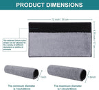 2 Pcs Small Armrest Pads Covers - Widened Self-Adhesive Straps Comfortable and Protective for Toilet Handle, Office Chairs, and Armrest Chairs Comfort Padding Pressure (Size：S)