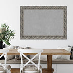 Amanti Art Silver Framed Magnetic Board 30x42 Large Vision Board for use with Magnets, 100% Metal Sheet to Display Items as Office Decor or for Home Organization in mudroom, Kitchen or Kids Room