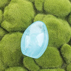 QFkris Crystal Blessings Paperweight Easter Eggs 3.4" Blown Glass Art Figurine Collectibles Desk Decor (Sky Blue)
