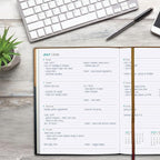 2026 Planner Calendar, 8"x10" : Includes 14 Months (November 2025 - December 2026) / 2026 Weekly Planner/Weekly Agenda/Monthly Calendar Organizer (Brown/Black)