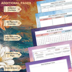 CAGIE Planner 2025-2026 Monthly: 12 Months July 2025 - June 2026 Calendar Daily Weekly Yearly Agenda 8.5" x 11" Large Academic Spiral Planners for Women with Tabs Stickers, Sunset