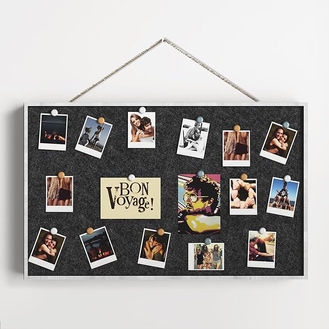 Large Cork Board Tiles for Wall with Push Pins, Removable 36" x 24" Bulletin Board Sets, Adhesive Pin Board | Magrowill 6 Packs Felt Panels for Office Home Classroom Dorm Interior Wall Decor