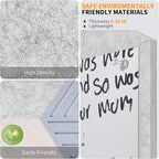 Fwpelt 12'' Medium Hexagon Cork-Bulletin Board Tiles Adhesive 10PCS 12x10 inch Frameless Sticky Corkboard Hex Felt Pin Board for Office-Wall Decor, Removable Hexagonal Tack Pinboard with 30 Pushpins
