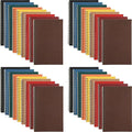 Yahenda Spiral Notebook Bulk A5 Journal Lined 8.3'' x 5.5'' Writing Composition Paper Small Notepad Subject Notebook for Students Office Business Back to School Supplies(Multi Color,36 Pcs)