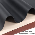 Wolaile Desk Pad 36x17 inches,PU Leather Desk Blotter,Non-Slip Base Waterproof Surface Office Desk Mat Protector,Old Desktop Cover Decor,Large Mouse Pad,Black