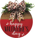 Wood front door sign Wood sign Home decor Welcome sign Sign for front door House warming gift Wedding gift (Happy Valentine's Day(UV014(A60) S005), 11" Width)