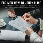 PRODUCTIVITY STORE Better Man Journal - Gratitude Journal – 5 Minute Journal - Reflection Manifestation Journal for Mindfulness & Self Care Journal – Goal/Guided Gratitude Journal for Men
