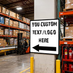 Custom Square Outdoor Signs - 10 * 10 inches - UV-resistant, for parks、 community areas、supermarket