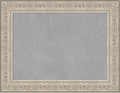 Amanti Art Silver Framed Magnetic Board 27x35 Medium Vision Board for use with Magnets, 100% Metal Sheet to Display Items as Office Decor or for Home Organization in mudroom, Kitchen or Kids Room