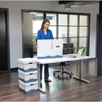 Bankers Box 30-Pack Medium Duty File Storage Boxes with Lids, FastFold Assembly, Letter/Legal, STOR, (0076316)