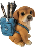 Labrador Retriever Gifts for Men Women Kids,Dog Pen Holder for Desk Unique Pen Pencil Holder Cup Funny Desktop Organizer for Home Office School Desk Decor (light brown)