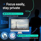 Acrylic 27 Inch Computer Privacy Screen Filter Compatible with 27 inch iMac (2012-2020) - 24.1" x 15.1" (612 x 384mm) - Monitor Frame Hanging Type