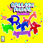 Raymond Geddes Balloon Eraser Animals Tub of 24, (71633)
