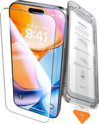 UltraGlass TOP 9H+ Glass for iPhone 16 Pro Max Screen Protector [Military Grade Shatterproof & Anti Glare] Screen Protector 16 Pro Max Tempered Glass Full Coverage, Longest Durable 16 ProMax, 1 Pack